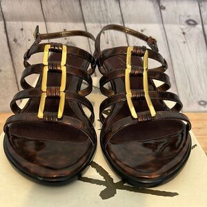 Kim Rogers Tortoise Women’s Sandals Size 9